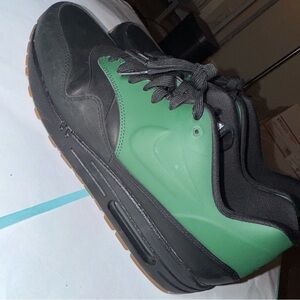 Nike Men's Air Max 1 VT QS Shoes “Gorge Green / Black” 831113-300 Size 9